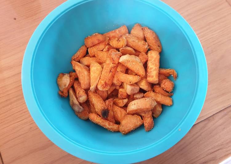 Steps to Prepare Award-winning Seasoned Sweet Potato Fries