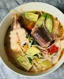 Canh chua măng cá nhám