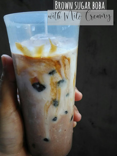 Foto resep Brown Sugar Boba with Milo Creamy