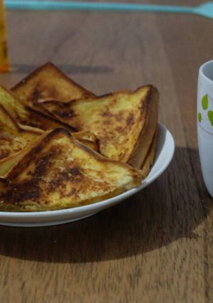 Foto resep Roti Bakar isi selai nanas