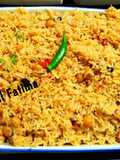 Special Chana Pulao (chickpeas rice)