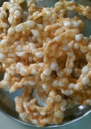 A picture of Sabudana tomato chakri (Chakli).