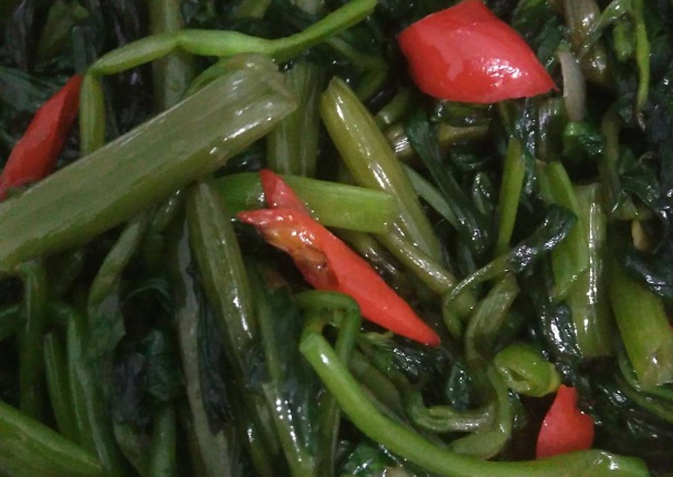 Kangkung mudah istimewa