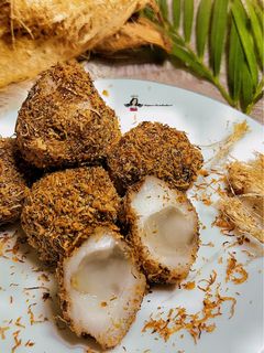 Foto resep Mochi Miniatur Kelapa 🌴 🥥