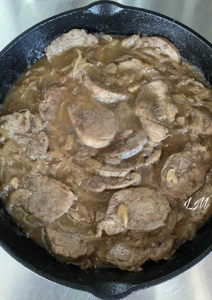 Una foto de Solomillo de cerdo con membrillo