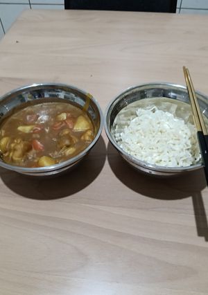 咖哩麵 的食譜成品照片