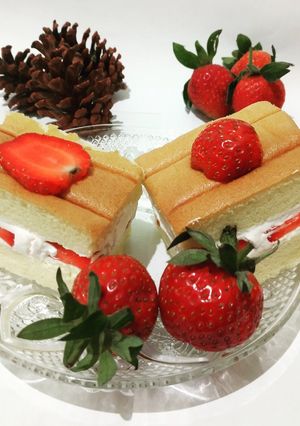 Foto resep Ogura Strawberry Shortcake