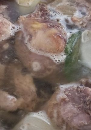 Una foto de Caldo de conejo