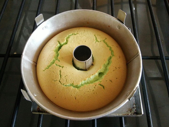 Cara Gampang Membuat Chiffon pandan putih telur, Bikin Ngiler