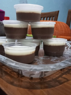 Foto resep Pudding Cokelat + Vla