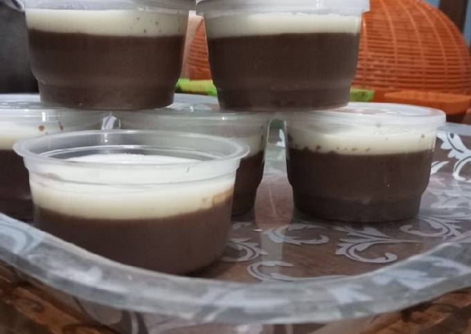 Pudding Cokelat + Vla