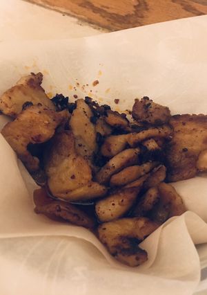 Hình của món Thịt heo chiên cay.