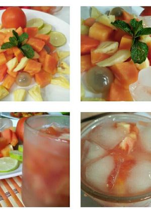 Foto resep Fresh fruit.... With lemon #food combining part 5/5#