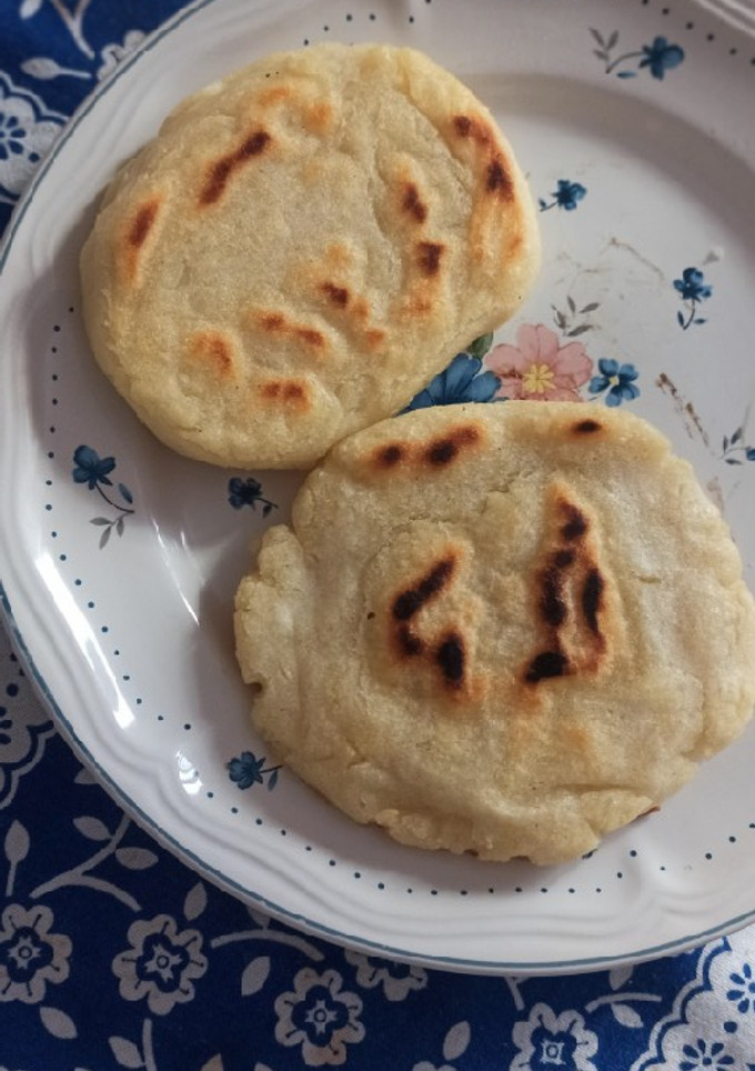 Una foto de Arepas