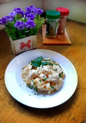 Foto resep Fettuccine Alfredo