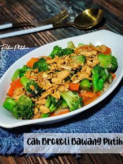 Foto resep Cah Brokoli Bawang Putih