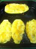 Calabacitas rellenas de papa