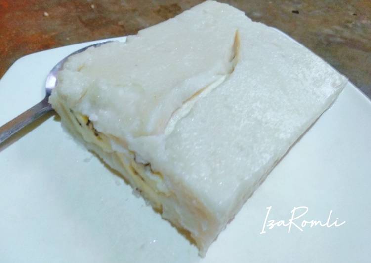 Bagaimana Menyiapkan Kue Nagasari Loyang, Lezat