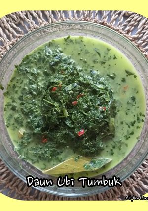 Foto resep 47. Daun Ubi Tumbuk-Khas Medan-Otentik💯