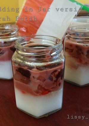 Foto resep Pudding in Jar edisi Merah Putih