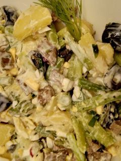 Grüner Spargel-Salat mit Allerlei Rezepthauptbild