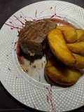 Filete con Papás rústicas