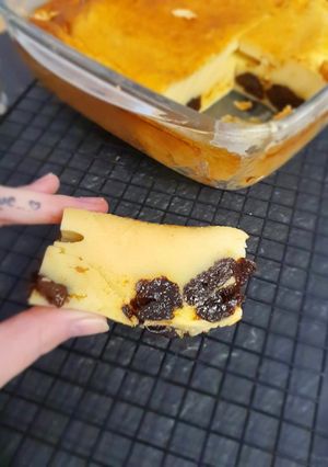 A picture of Pruneaux Far (French Prune Flan).