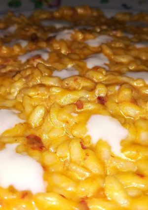Foto di Oro bianco - Risotto 'nduja e fonduta di caciocavallo