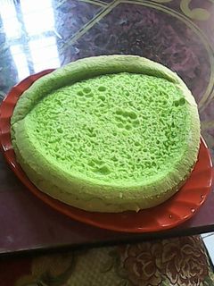 Foto resep bolu pandan magic com