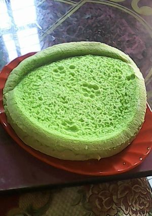Foto resep bolu pandan magic com