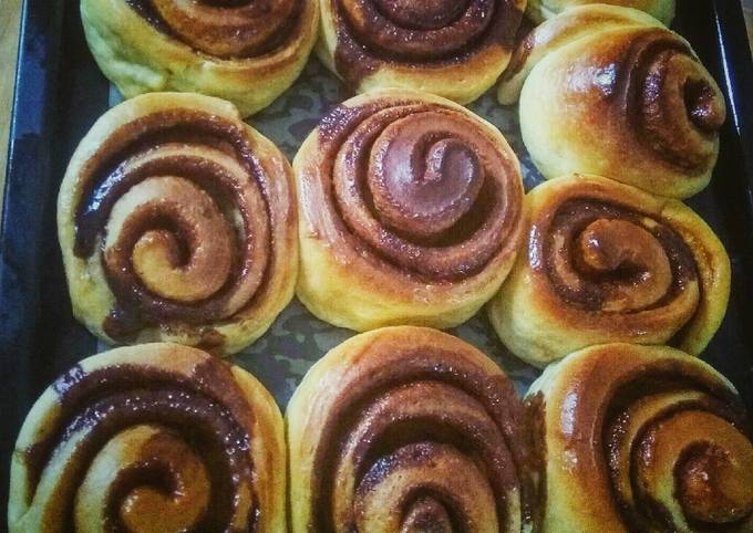 Resep Chinnamon Chocolate Roll Bread oleh mrs.rythma - Cookpad