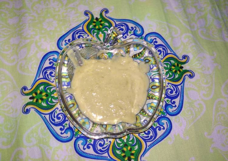 Resep Pure kacang hijau+jagung manis+evoo MPASI 6M Anti Gagal