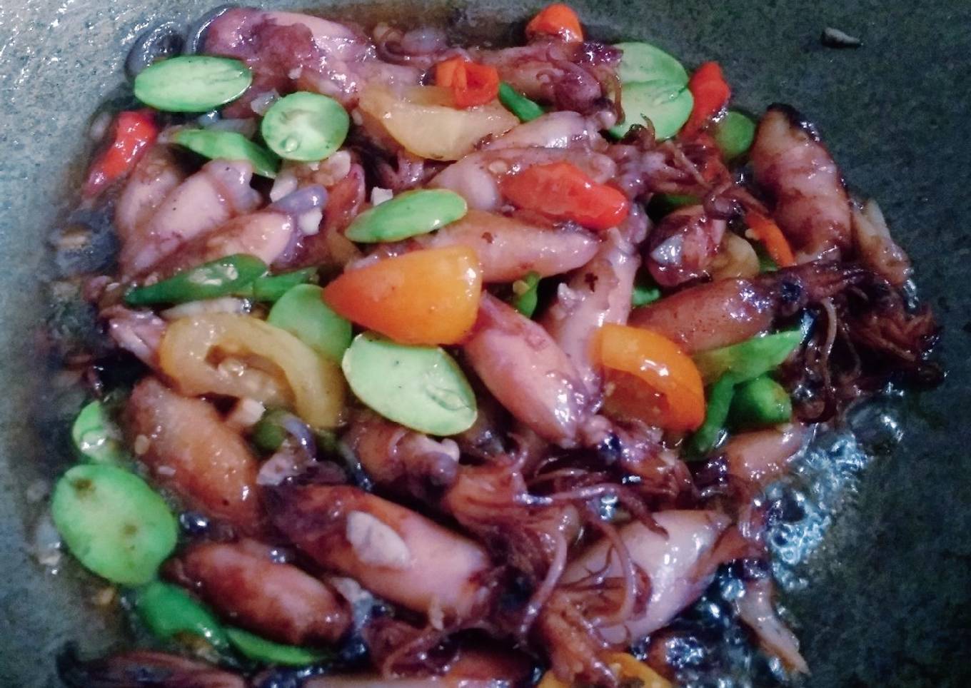 Tumis cumi asin
