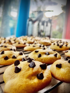 Una foto de Galletas de calabaza y chocolate
