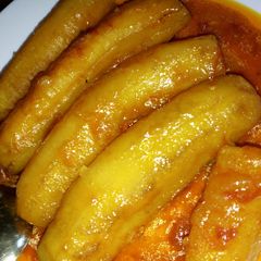 A picture of Plantain stew.
