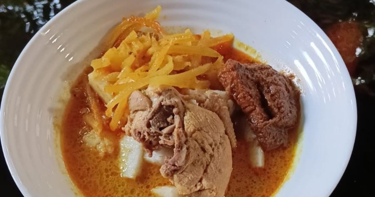 Sayur Ketupat Pepaya Muda