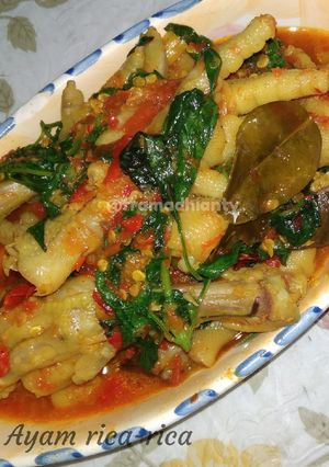 Foto resep Ceker Ayam rica-rica