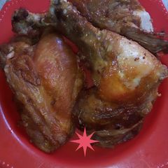 Chicken suya A picture of Chicken suya.