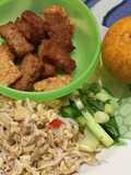 Toge telur tempe oncom