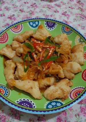 Foto resep Kakap Fillet Asem Manis