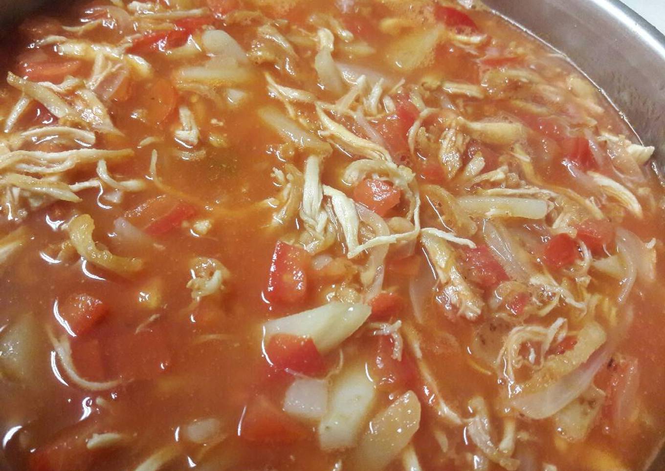 Tinga de pollo 🐥🍅🍴