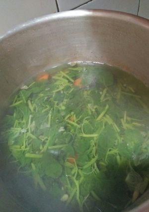 Foto resep Sayur bayam sederhana