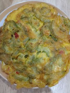 Foto resep Dadar telor pare