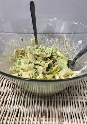 Una foto de 🥗 Ensalada de queso y membrillo súper fácil