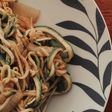 Zucchini de zapallo italiano con verduras salteadas 🥰