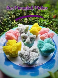 Foto resep Kue Mangkok Mekar / Apem Tepung Beras