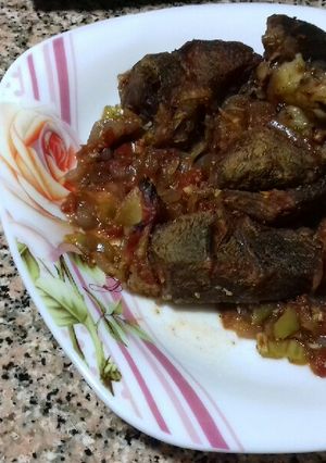 صورة لوصفة صينيه اللحمه