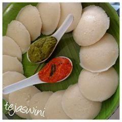 A picture of IDLI (south Indian snacks).