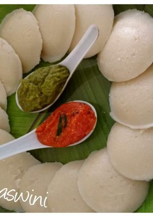 A picture of IDLI (south Indian snacks).