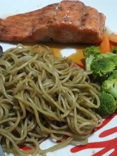 Foto resep Salmon teriyaki (simple dish)